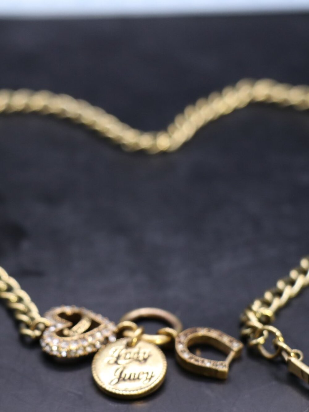 Vintage Juicy Couture Choker Necklace 30" - Picture 4 of 4